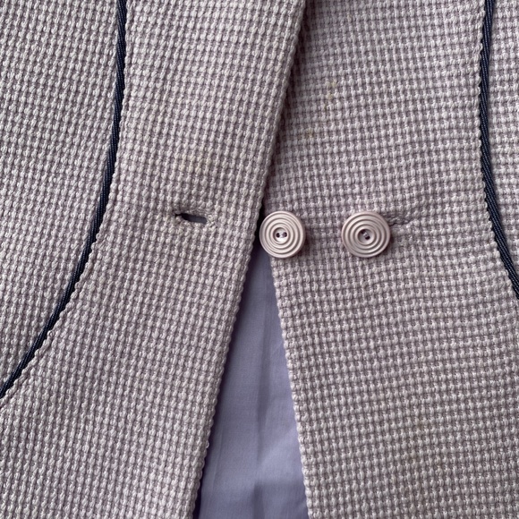 Vintage 80s style Mirella Cavorso lavender short sleeve jacket, size 8 (?). - Picture 6 of 8